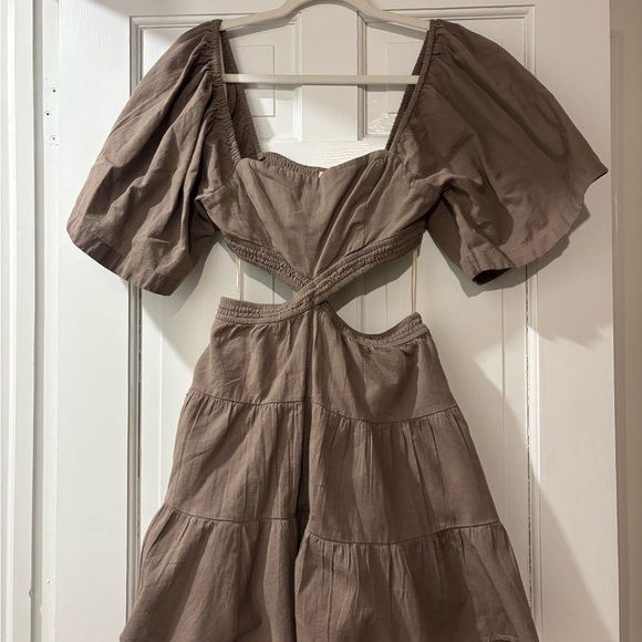 Free People Brown Backless Dress - Picture 2 of 5